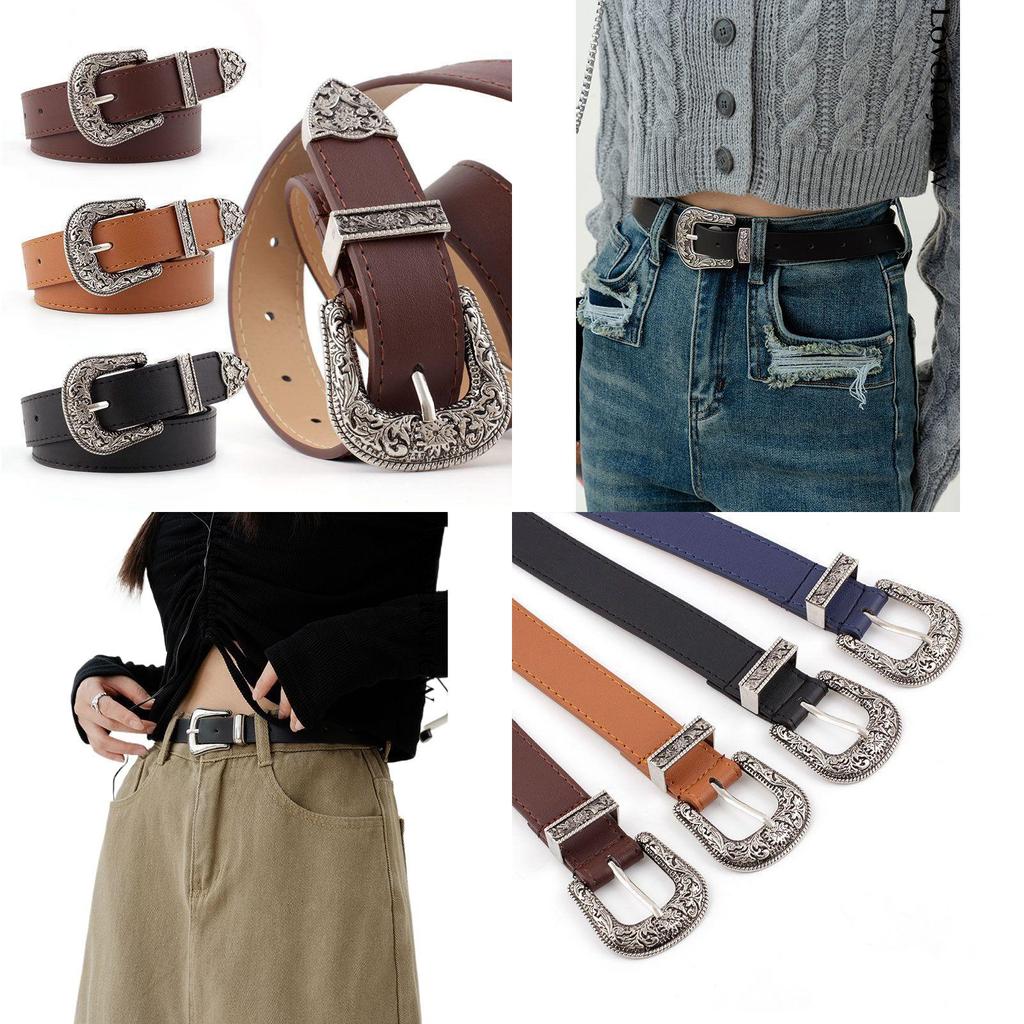 Vintage Inspired Metallic Narrow Waist Belt For Women Stylish And Versatile Fashion Accessory