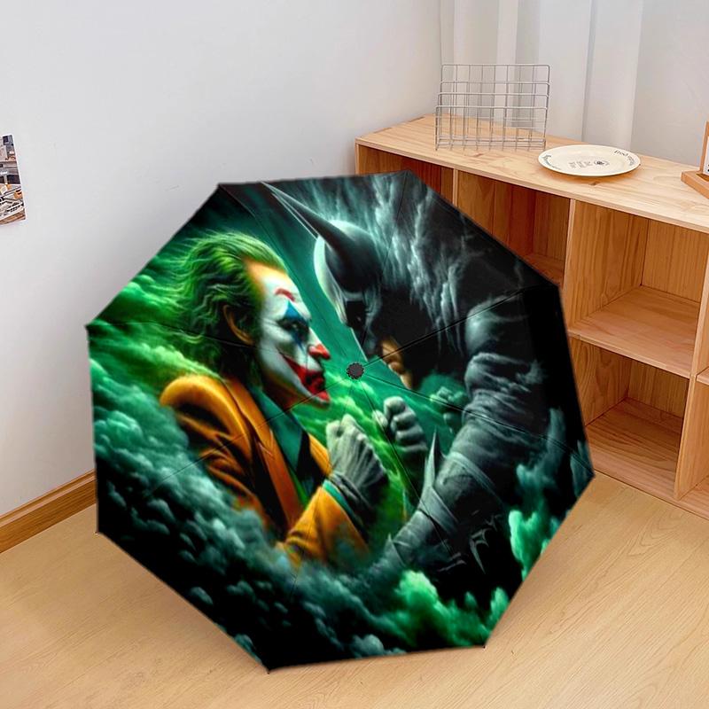 1PC Joker's Transformation Automatic Umbrella - Suitable Travel Outdoor Portable Umbrella Birthday Gift Daily Essentials