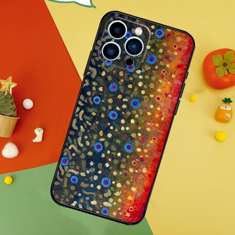 Brown Trout Fly Fishing Phone Case For iPhone 17 Pro Max 16 15 14 13 12 11 Pro Max Plus 12 13 Mini 16e 17 Air Cover