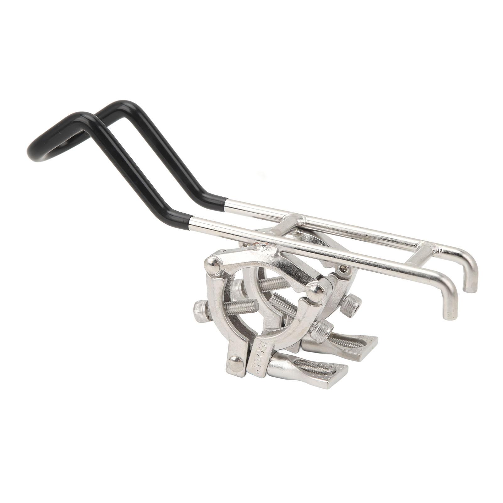 

Подставка-держатель для удочек из нержавеющей стали, кронштейн для удилищ для лодок с релингами, аксессуары