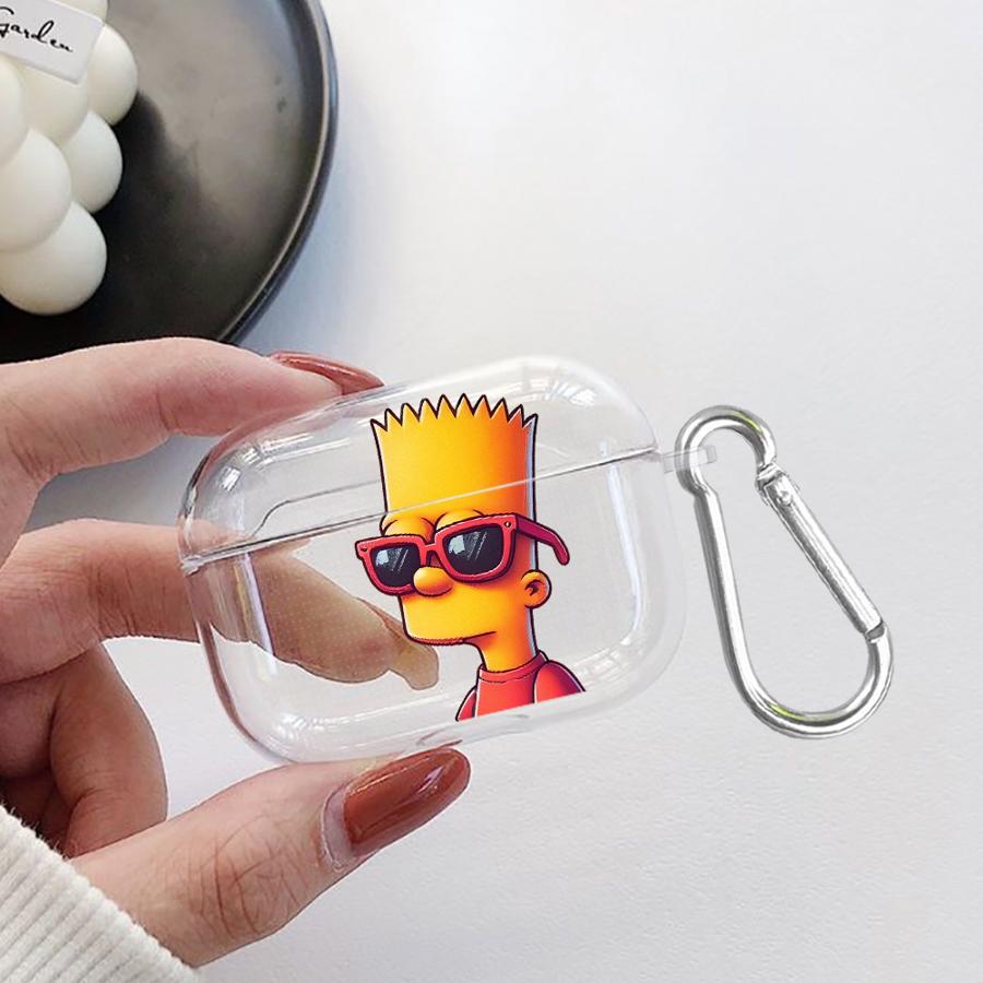 

Cartoon The S-simpsons Clear Earphone Cases Cover Case For Airpods 2 3 1 4 Pro Pro2 Pro3 Airpods 2