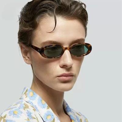 Vintage Oval Sunglasses Women Luxury Brand Designer Small Sun Glasses Retro Glasses Ladies Goggle UV400 Eyewear Lentes De Sol