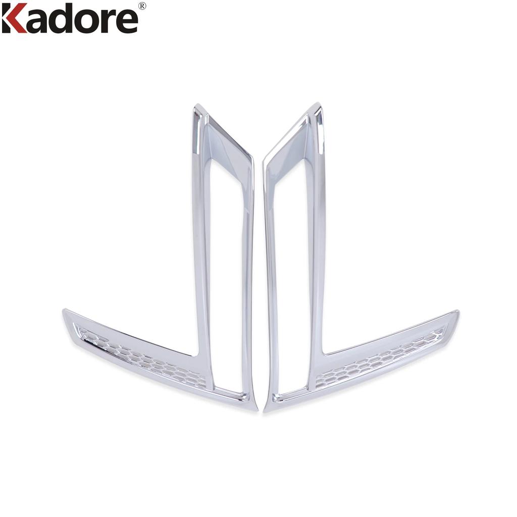 Front Fog Light Lamp Cover Trim For Honda CRV CR-V  2024 Carbon Fiber Head Foglight Air Vent Flow Trims Car Accessories