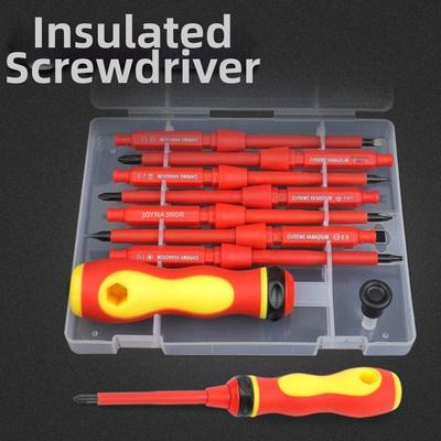 15 In 1 Screwdriver Set 1000V Insulated Insulated Electrical Tools  for DIY Projects