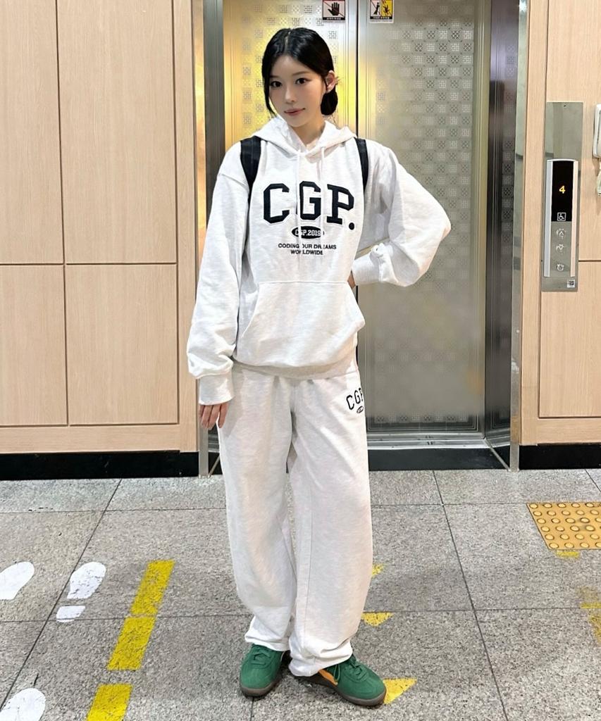 CGP Cgp Arch Logo Training Pants_Light Gray