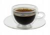 COFFEE TEA CUPS 2 PIECES WITH STANDS THERMAL GLASSES 250ml