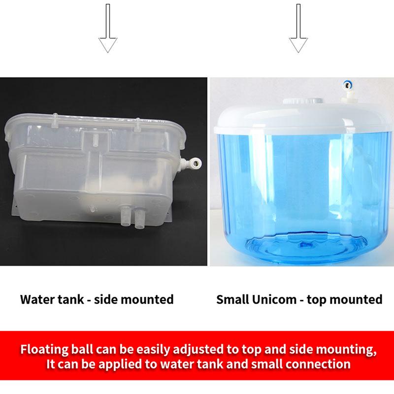 1pc Plastic Float Valve Adjustable Auto Fill Float Ball Valve Water Control Switch Inlet For Water Tower Tank