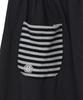 Baup Button-Up Pocket Midi Skirt [Charcoal]