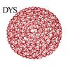 Heat Insulation Mat Resistant Placemat Non-Slip Table Mats for Dining Set Washable Paper Rope Decorative Braided Coasters Protective Bowl Home Kitchen