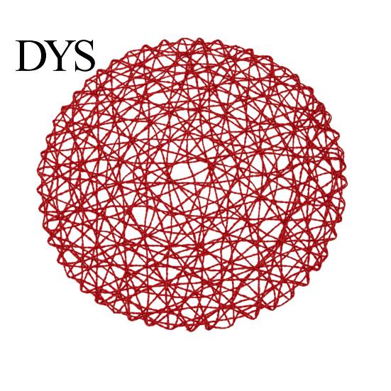 Heat Insulation Mat Resistant Placemat Non-Slip Table Mats for Dining Set Washable Paper Rope Decorative Braided Coasters Protective Bowl Home Kitchen