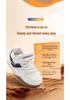 HOBIBEAR Kids' Retro German Training Shoes, Wide Fit, Velcro Mesh, Breathable, Casual Sneakers