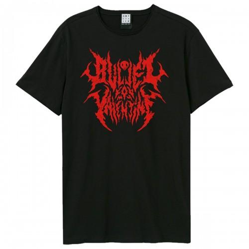 Amplified Unisex Adult Black Metal Font Bullet For My Valentine T-Shirt
