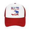 Haiti Flag Map Haitian Pride Mesh Baseball Caps Unisex Sport Trucker Worker Cap  Hat Adjustable Summer Trucker Hat