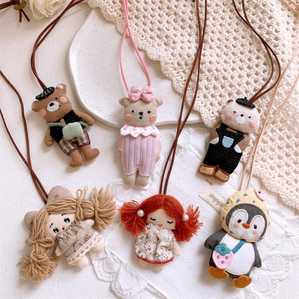 Cartoon Animal Sweater Necklace Girls Sweet Clothing Pendant Cute Sweater Chain
