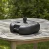 Umbrella Base with Fillable Tank Rustproof Patio Portable Hardware for Homeowners,