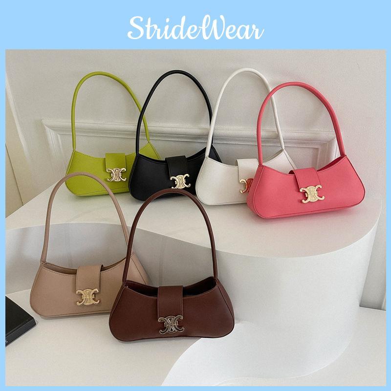 Trendy Street Style Pu Shoulder Bag Candy Color Crossbody Bag For Women 2023 Winter