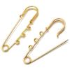 5/10 PZ Spilla di Sicurezza Metallica Grande Base Vuota Spille Brooch 3 Anelli Fermagli Artigianato Fai da Te Materiali per la Creazione di Gioielli Accessori