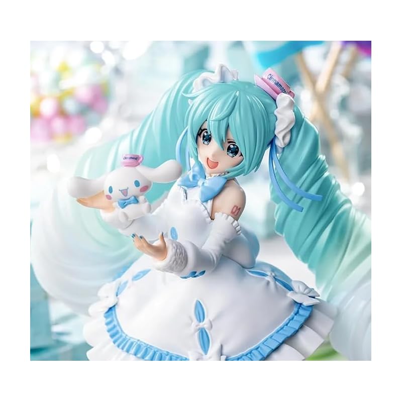 Hatsune' Miku series Luminasta Hatsune' Miku x Cinnamo*Roll White dress version figure 1 type in total official Approximately 19cm