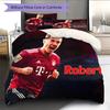 Biancheria da letto con motivo Robert Lewandowski Decorazione per la casa Regalo di Compleanno e Festa (1 * copripiumino + 2 * federa, senza nucleo)