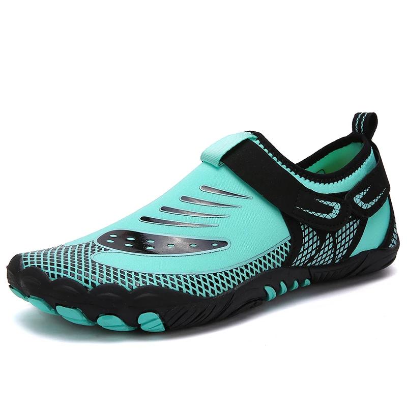 Sommer Herren Aqua Schuhe Unisex Slipper Wasser Flussaufwärts Outdoor Schwimmen Fluss Barfuß Rutschfest Strandschuhe Schnelltrocknend Sport
