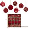 6cm Samt-Weihnachtskugel-Set: Festliche Schaufensterdekoration & Baumschmuck
