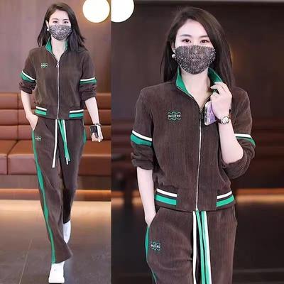 Casual Sportswear Set for Women - Spring/autumn Fashionable and Stylish Trendy Youth-friendly Hoodie and Running Outfit Two-piece Set