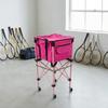 Wheeled Tennis Training Storage Cart Folding with Material