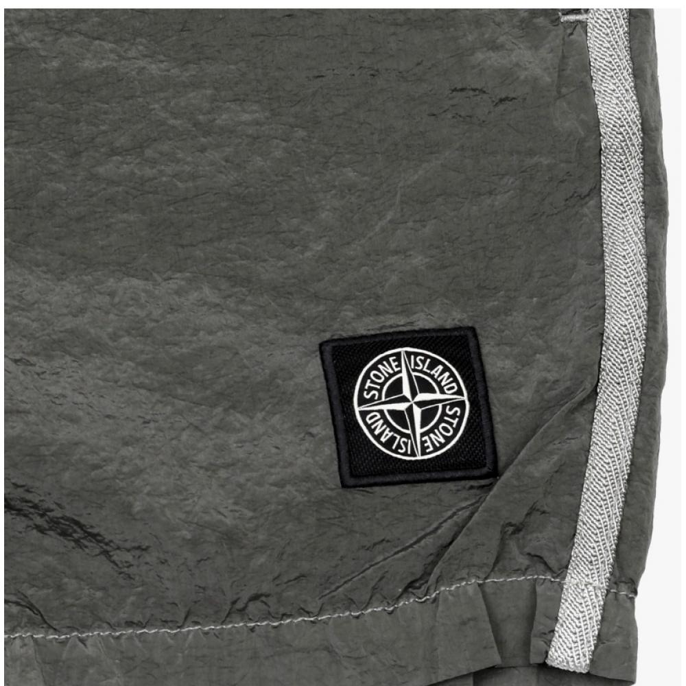 Stone ISland Eco Nylon Metal Wappen Logo Patch Swim ShortS Men S k1S15b100006