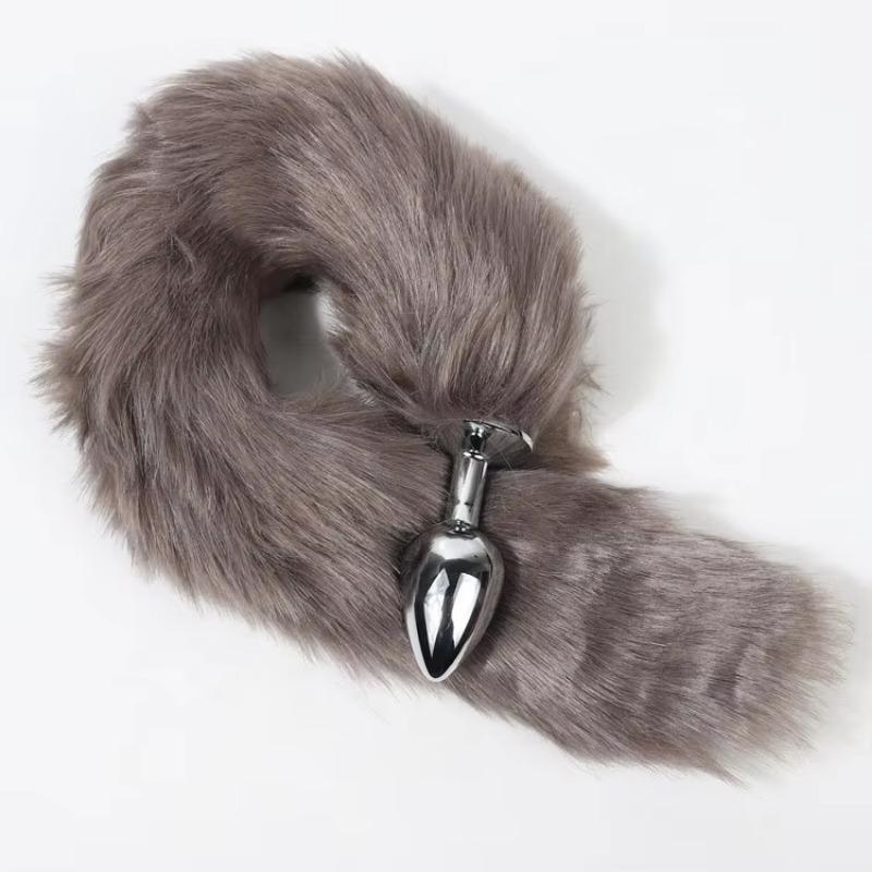 Cheap Anal Plug Metal Sexy Foxtail Anal Plug Role-play Sex Toy Male and Female Anal Plug Adult Game Couple Toys Sex Toys
