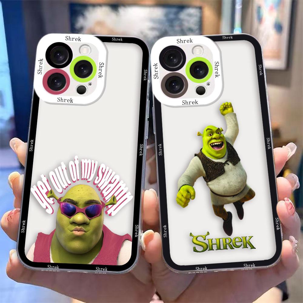 Funny Movie S-Shrek Third Clear Phone Case For Samsung A03S A03 A04 A05 A05S A06 A7 A12 A13 A14 A15 A16 NOTE 10 20 ULTRA Case