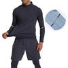 Quick Dry Half-Zip Long Sleeve Running Shirt with Moisture-Wicking Technology