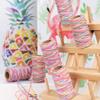 1mmx23Yards Natural Cotton Twine Colored Cotton Macrame String Colorful Macrame Rope for DIY Tapestry Crafts Home Decor