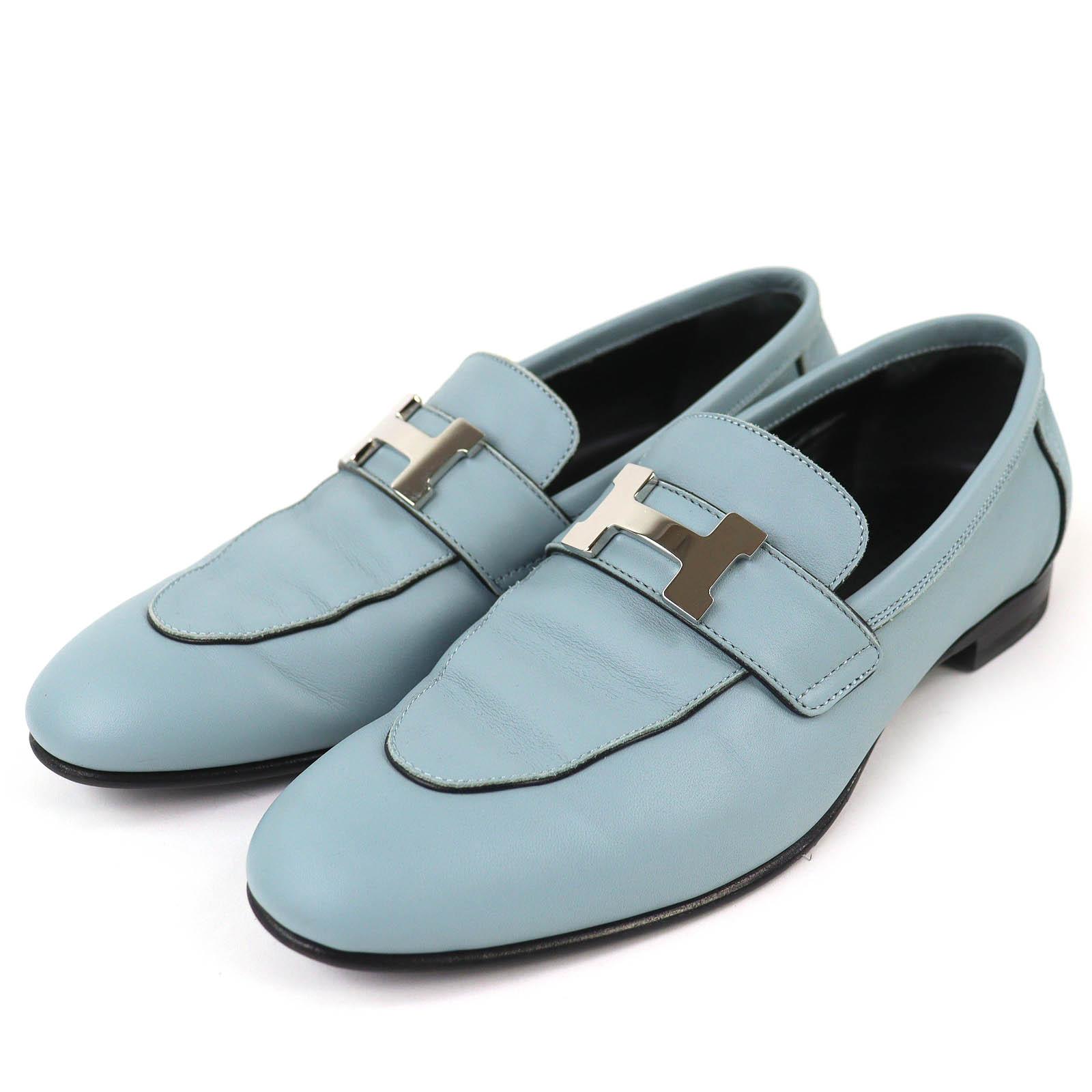 

Great HERMES loafers Constance moccasin shoes in leather 35.5 221004Z Used