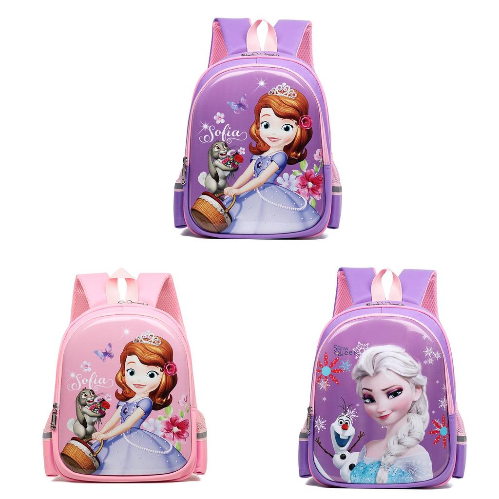 Kuromi Melody Spider Man Elsa Kids Backpack With Breathable Air Cushion Straps For School Girls