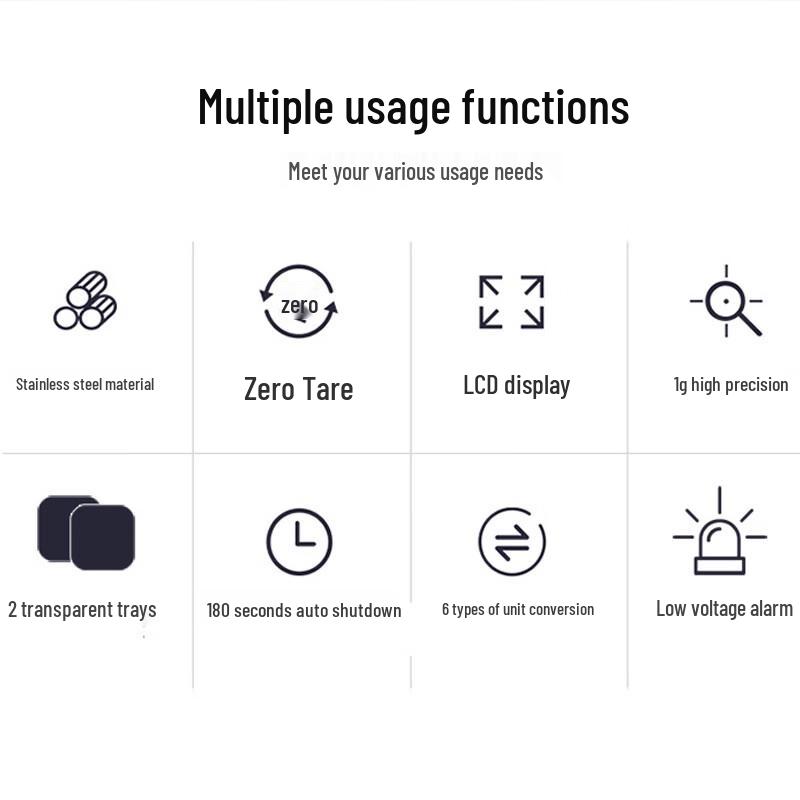 Lantu High-Precision 0.1g Kitchen Scale