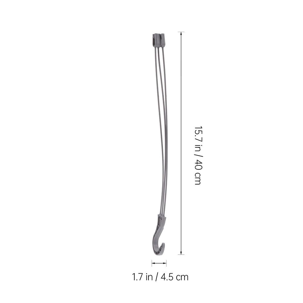 HANABASS Planter Hooks, Set of 30, Weather-Resistant Plastic Hanging Plant Hangers for Balcony and Windowsill Plants, Approx. 15.7 X 1.8 X 0.2 Inches