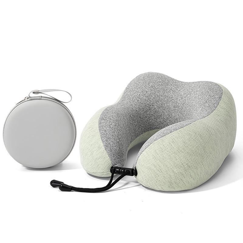 Four Seasons U-Shaped Memory Foam Neck Support Pillow for Travel and Office