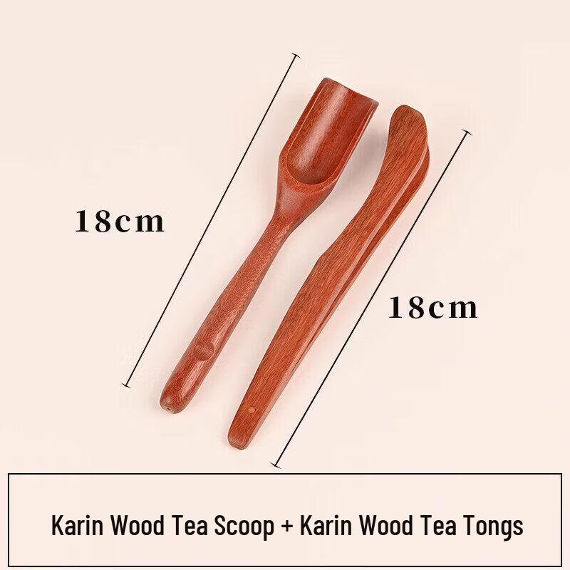 Bamboo Gongfu Tea Scoop and Tongs Set