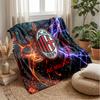 AC Milan Theme blanket Soft Flannel Blanket Plush Throw Blanket Cozy Sofa Bed Blanket for Home Decor