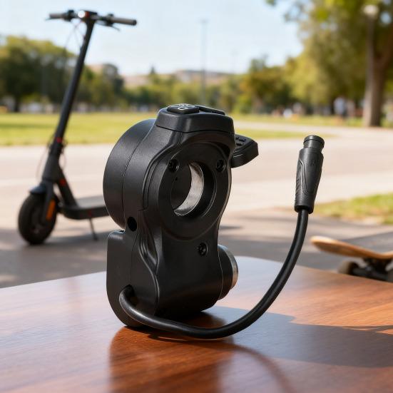 Lockable Throttle with Power Switch Electric Scooter Trigger Grip Prevents Accidental Start Plug-and-Play Replacement Part for E-Scooter Bike
