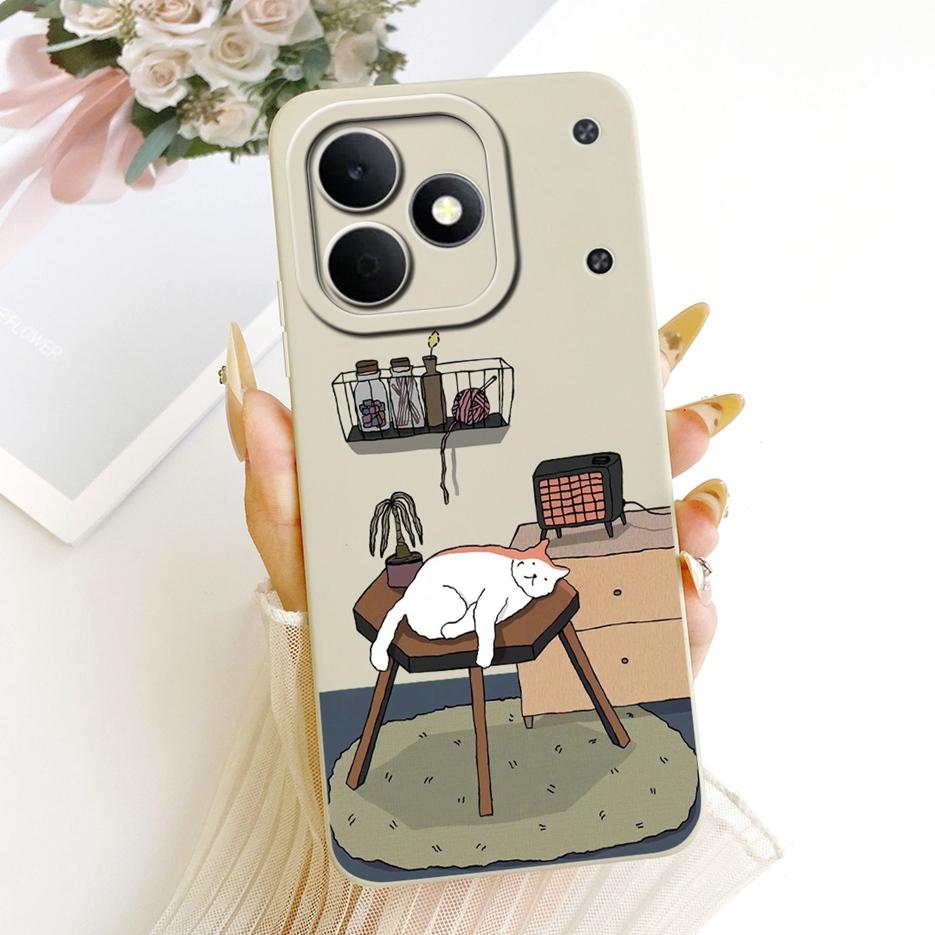 For Realme Note 80 Case RMX5388 Cute Cat Duck Dinosaur Cartoon Cover Soft Silicone Case For Realme Note 80 Note80 4G Fundas Bags