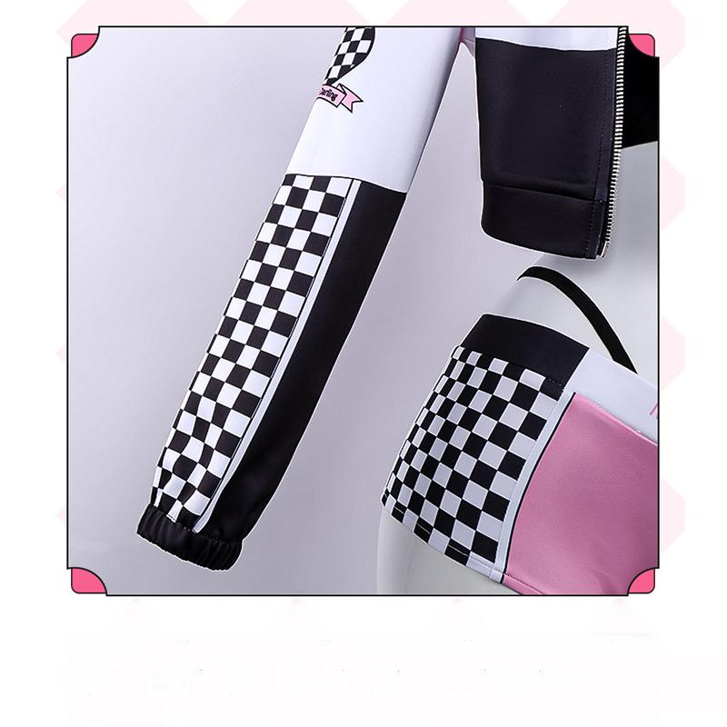 Anime My Dress Up Darling Marin Kitagawa Cosplay Costume Wig Race Suit Props Cool Girl Streetwear Dress Halloween Party Outfit