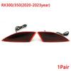 One Pair Car Retrofitting Rear Bumper Reflector Signals Light Brake Lamp For Lexus RX200t RX300 RX350 2016-2022
