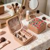 Vintage Jewelry Box, with Soft Interior Organizer, Lightweight Portable Travel Storage Case for Rings Earrings Necklaces