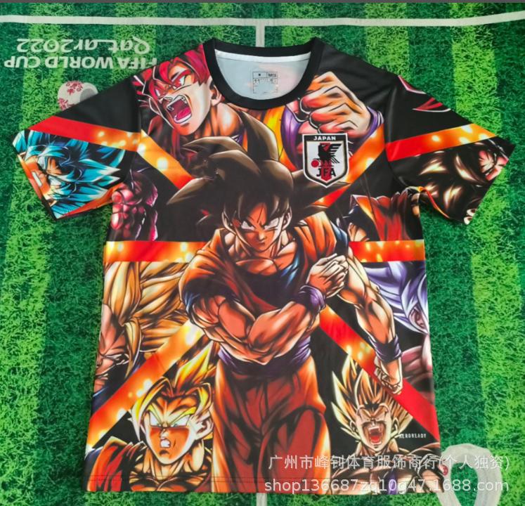 Maillot de football animé Coupe du Monde 2026, maillot thème dessin animé japonais, maillot de sport respirant pour l'entraînement