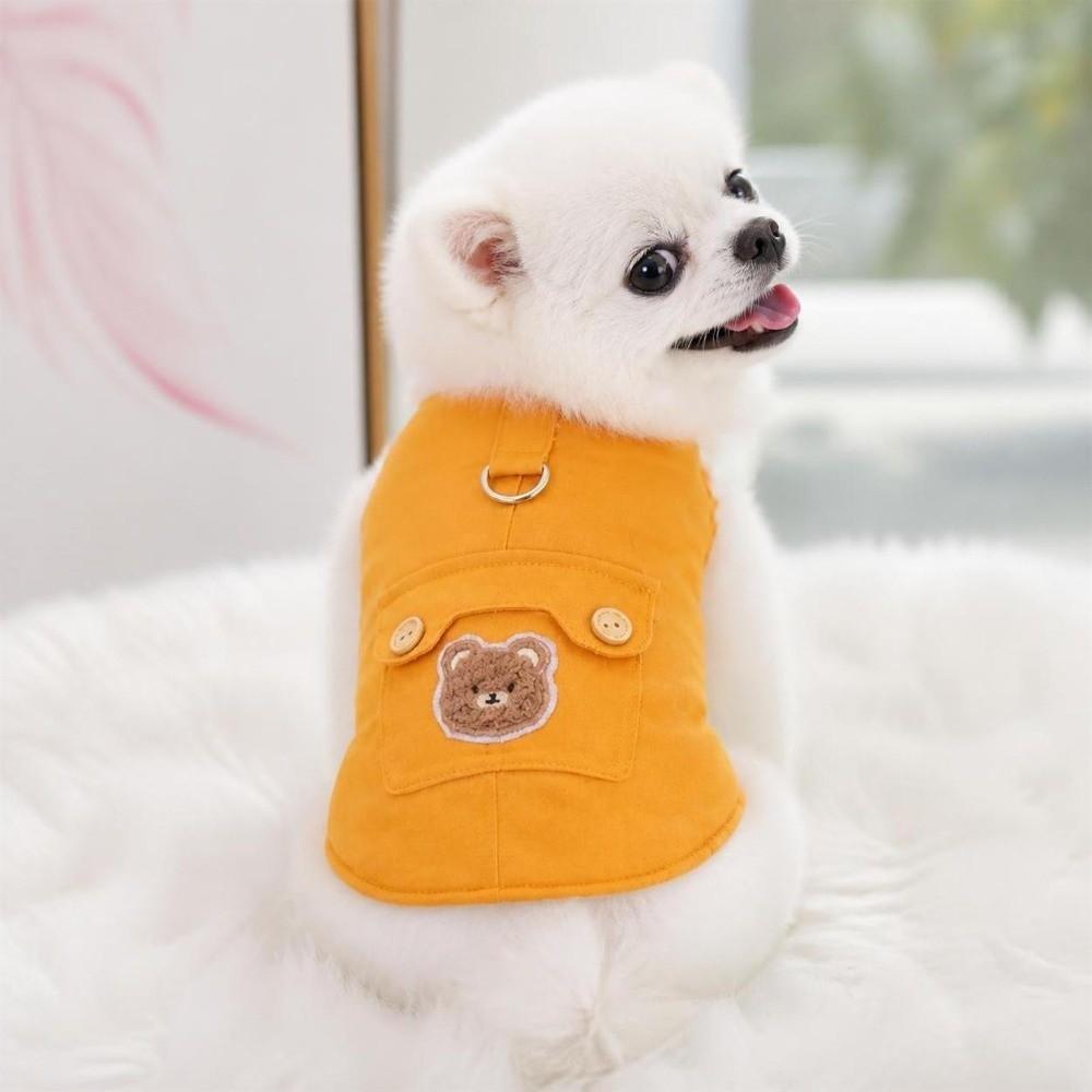 Windproof Dog Hiking Jacket Winter Dog Vest Coat Fashion Dog Bodysuit  for Small Medium Dog