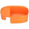 Sink Drain Rack Multifunctional Fruit Vegetable Drainer Leftovers Filter for Kitchen UseOrange