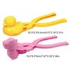 Snowball Maker Clip For Kids Adult Heart Snowflake Duck Shape Clip Tongs For Outdoor Sand Snow Ball Mold Toys Fight Sports Toys