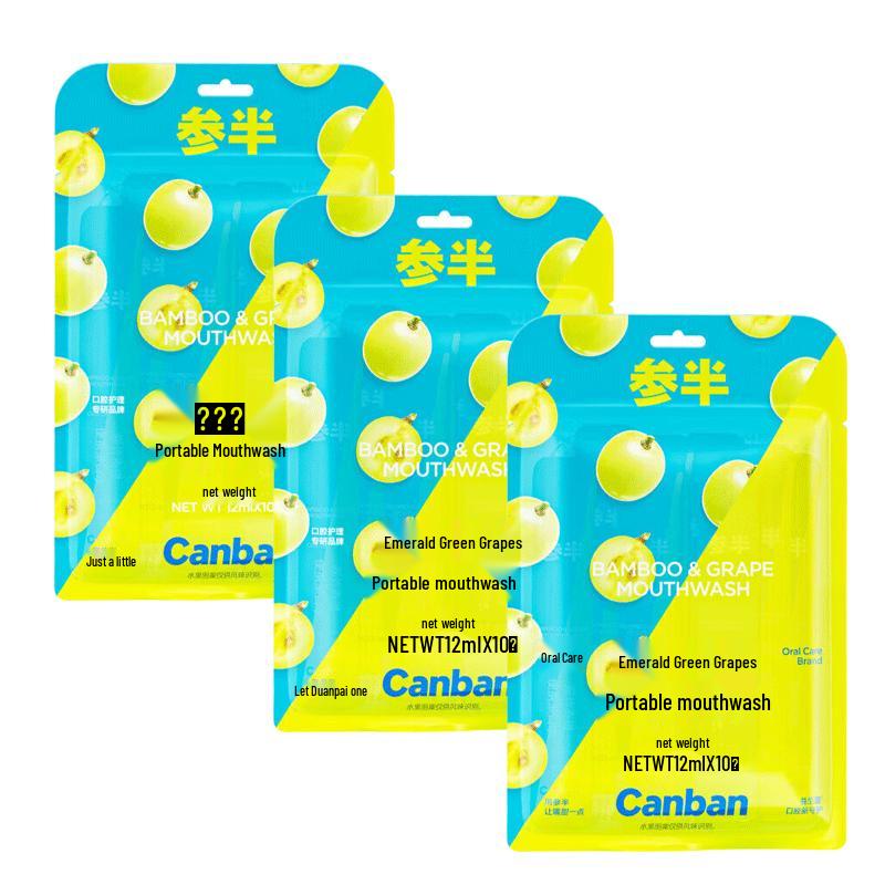 Semi-Half Portable Mouthwash