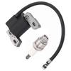 Ignition Coil & Spark Plug for John Deere JM26 JM36 JS25 JS26 JS28 JS36 JS38 Lawn Mower MIA12374, MIA11221, MIU13935